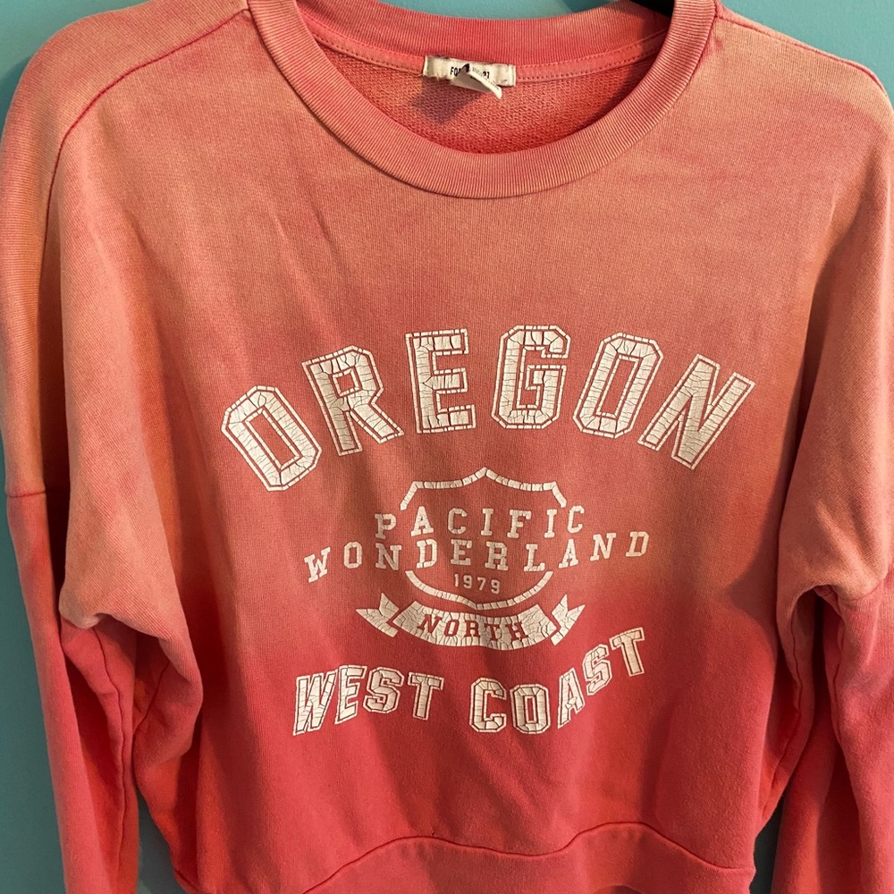 Ombré crewneck